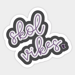 Skol Vikes Sticker